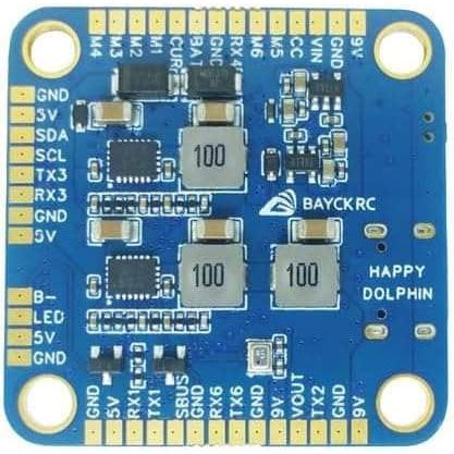 BAYCKRC FC BayckRC Dolphin AT32F435 3-6S 30x30 Flight Controller