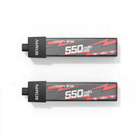 BETAFPV Battery BetaFPV 7.4V 2S 550mAh 75C LiHV Whoop/Micro Battery 2 Pack - BT3.0