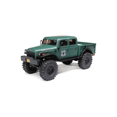 Caloosa Trains And Hobbies RC Crawler Green AXI00007, Axial SCX24 40's 4 Door Dodge Power Wagon 1/24 4WD RTR Scale Mini Crawler w/2.4GHz Radio