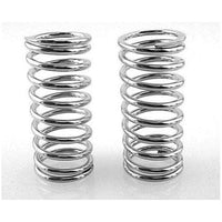 Caloosa Trains And Hobbies Hot Racing Parts & Accessories HRARVO5095, Hot Racing High Lift Shock Springs, Chrome 15lb/in, 2pcs, for Traxxas GTR Shocks