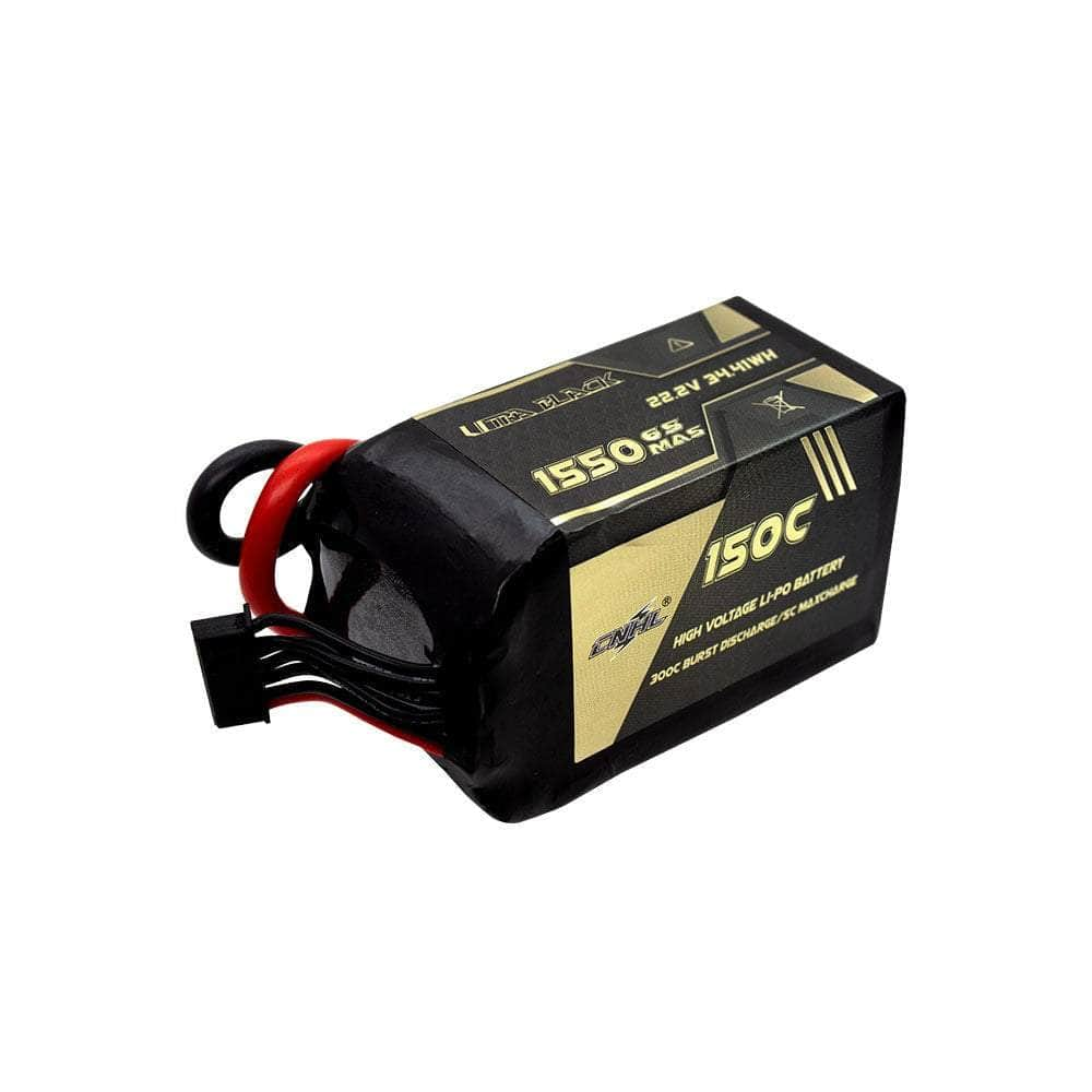 CNHL Battery CNHL Ultra Black Series 22.2V 6S 1550mAh 150C LiPo Battery - XT60