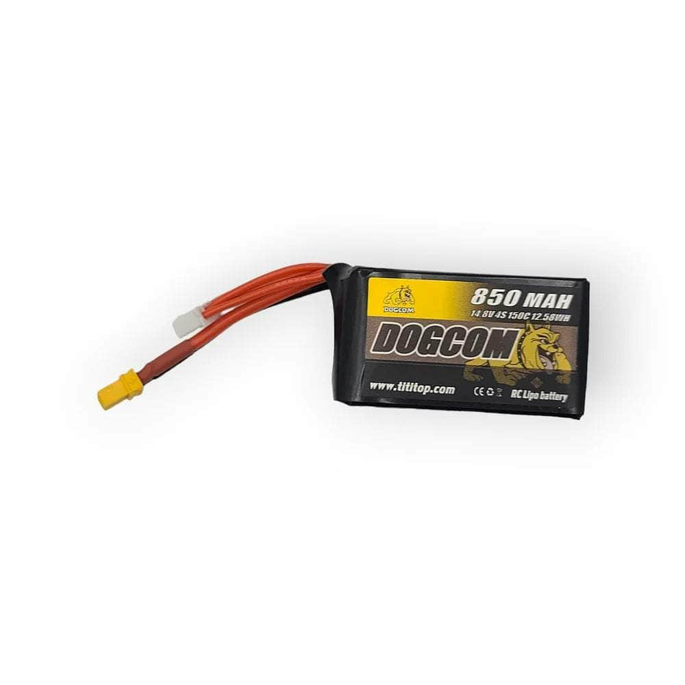 DOGCOM Battery DogCom 14.8V 4S 850mAh 150C LiPo Battery - XT30