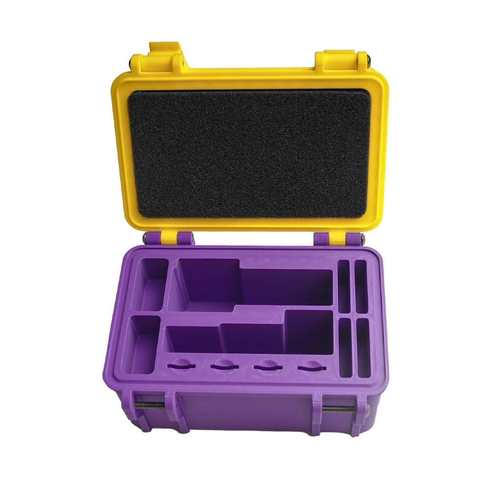 Flywoo 3D Printed Storage Box for Flywoo Naked GoPro 2.0/2.1 - Yellow/Purple