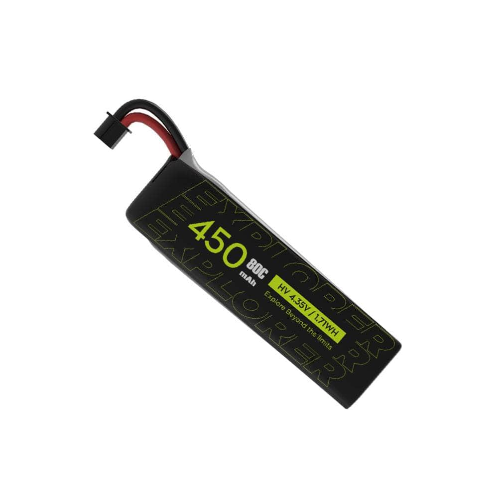 FLYWOO Battery Flywoo Explorer V2 3.8V 1S 450mAh 80C LiHV Battery 4 Pack - A30