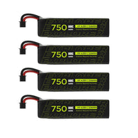 FLYWOO Battery Flywoo Explorer V2 3.8V 1S 750mAh 80C LiHV Battery 4 Pack - A30