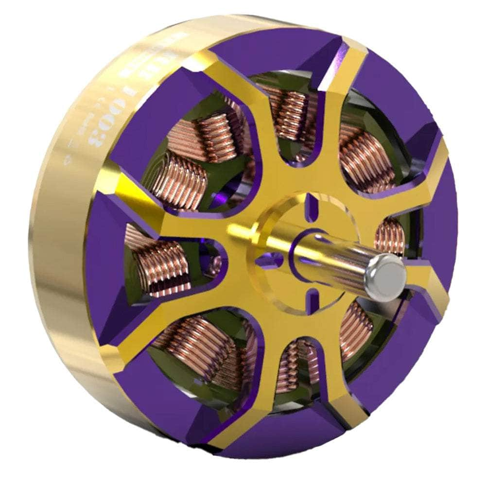 FLYWOO Motor Flywoo Robo 1003 14800Kv Micro Motor - Gold/Purple