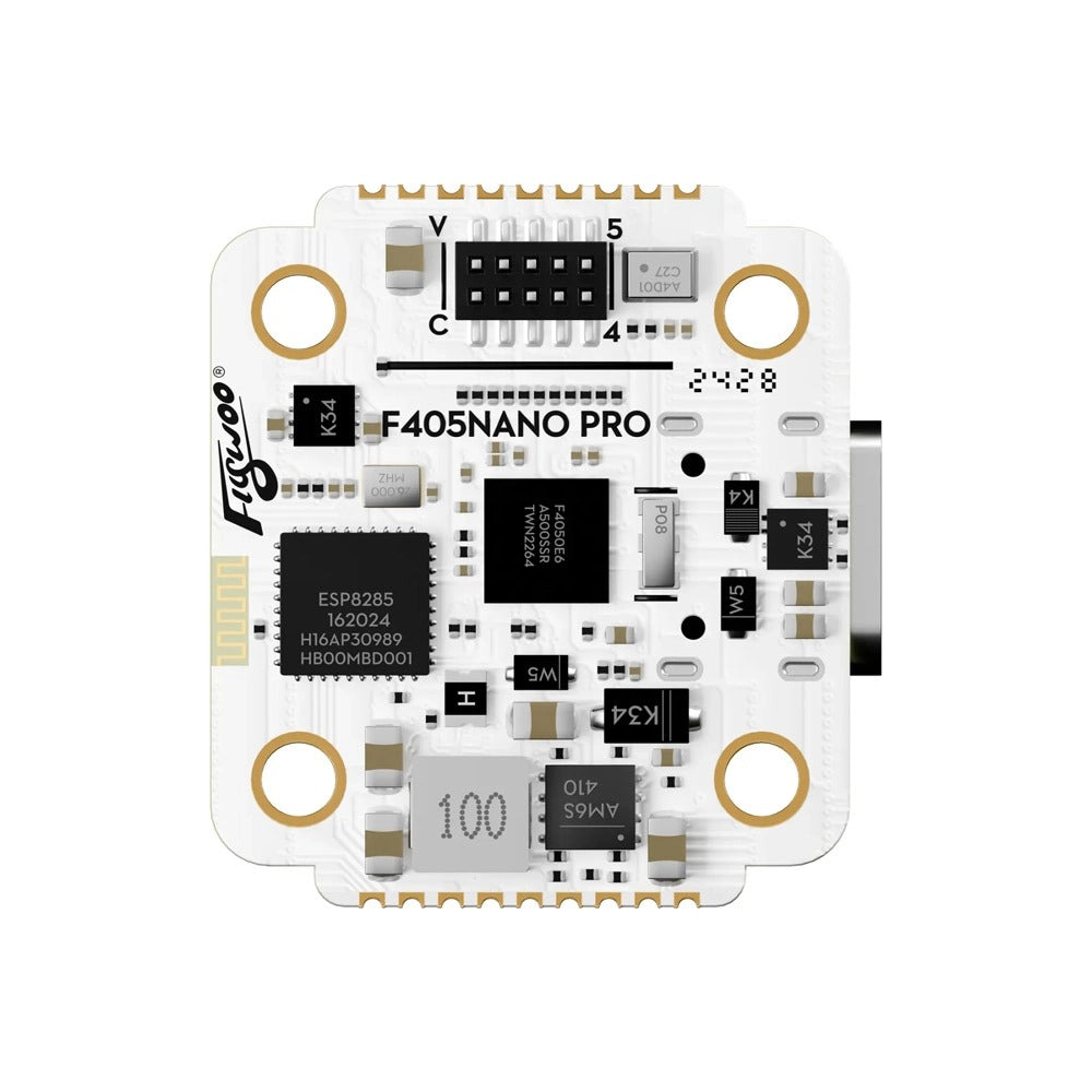 Flywoo GOKU HEX V3 HD Stack - F4 FC + 20A 2-4S 6-in-1 BLHeli_S ESC w/ LED + ELRS 2.4GHz - 16x16