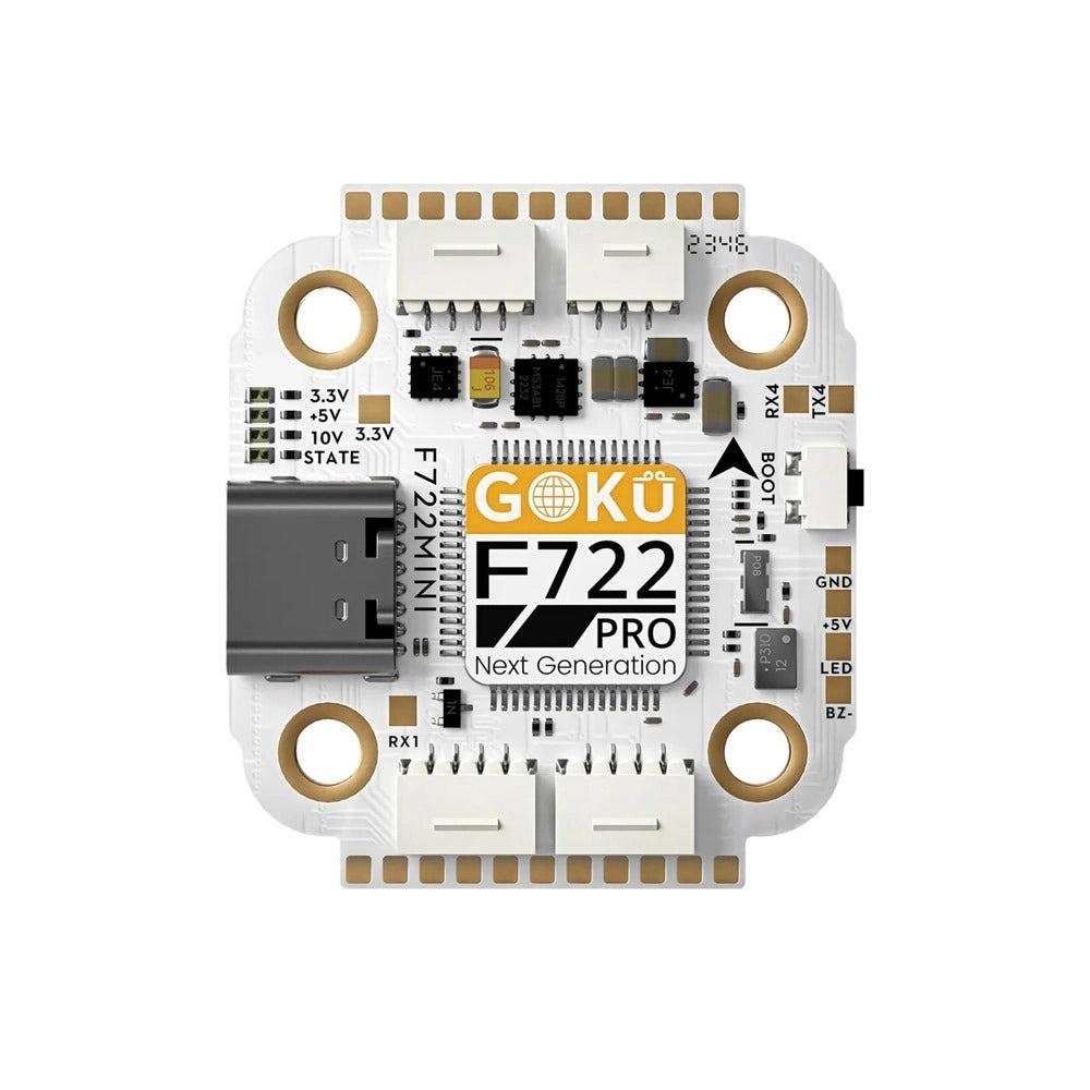 Flywoo GOKU Pro Mini Stack - F7 FC + 45A 2-6S AM32 4-in-1 ESC - ICM42688 - 20x20