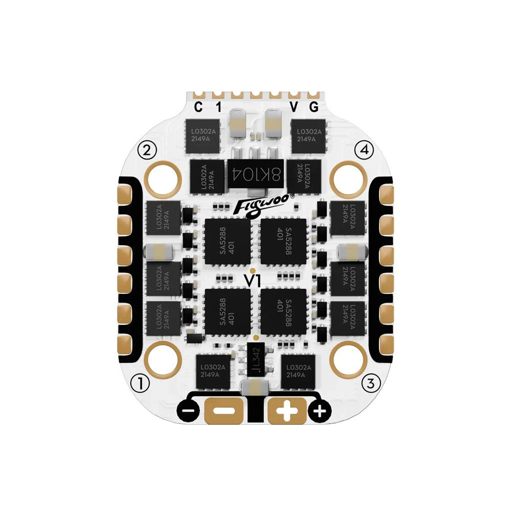 Flywoo GOKU QUAD V3 35A 2-4S 4-in-1 BLHeli_S ESC - 16x16