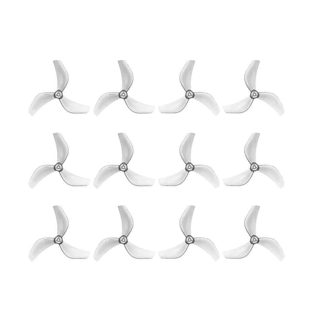 GEMFAN Prop Gray Gemfan 2218 3-Blade Propeller (Set of 12) - 1.5mm Shaft