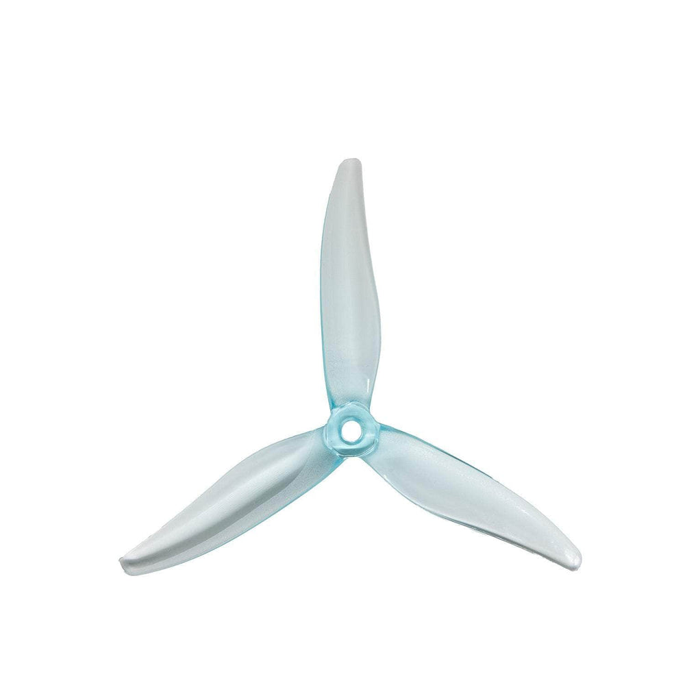 GEMFAN Prop Clear Blue Gemfan Fury 5128.0 Tri-Blade 5" Prop 4 Pack - Choose your color