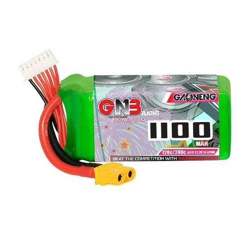 GNB Battery Gaoneng GNB 22.2V 6S 1100mAh 120C LiPo Battery - XT60