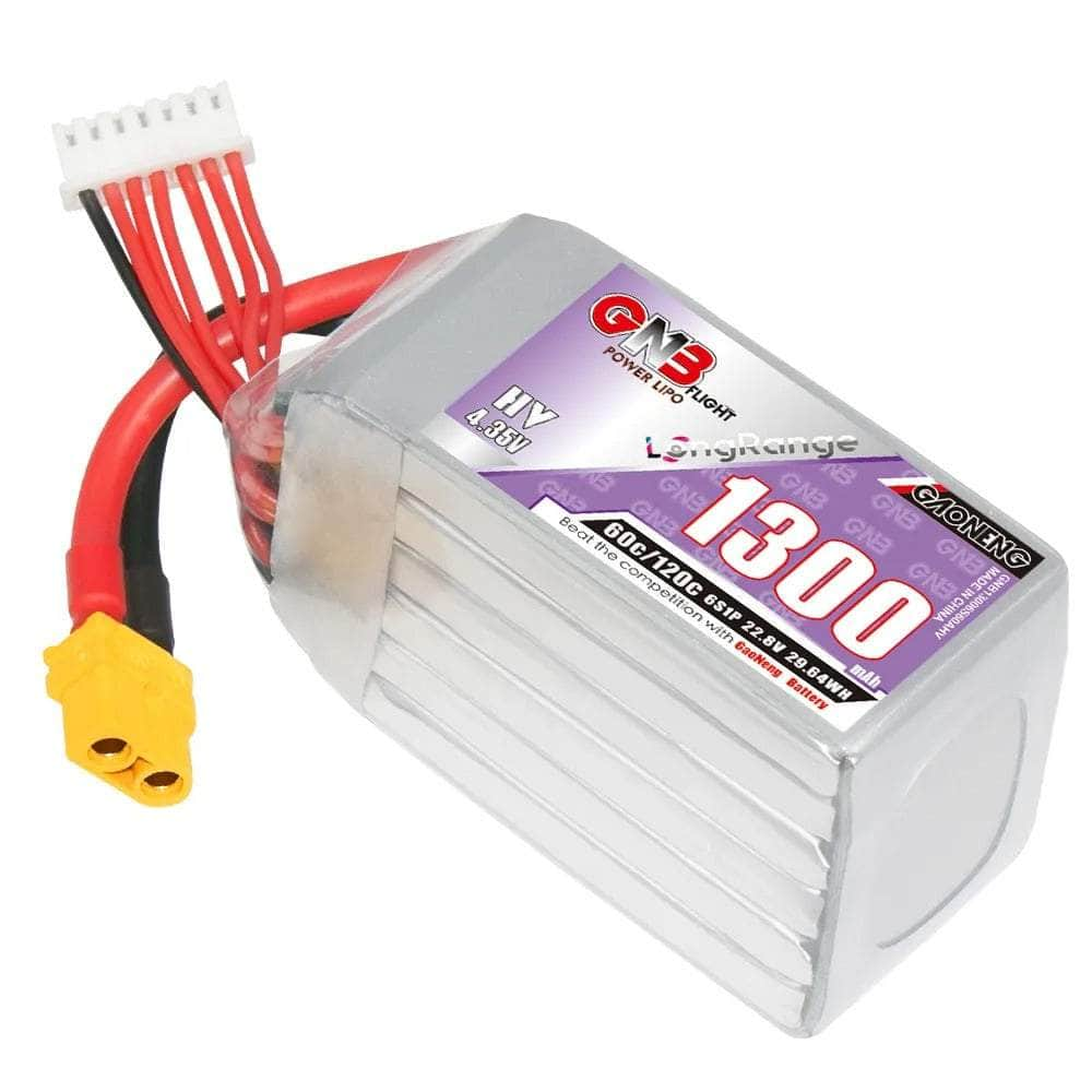 GNB Battery Gaoneng GNB 22.8V 6S 1300mAh 60C LiHV Battery - XT60