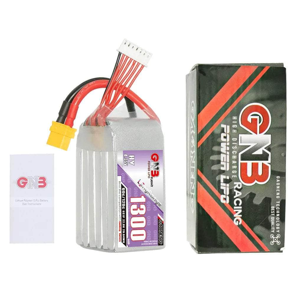 GNB Battery Gaoneng GNB 22.8V 6S 1300mAh 60C LiHV Battery - XT60