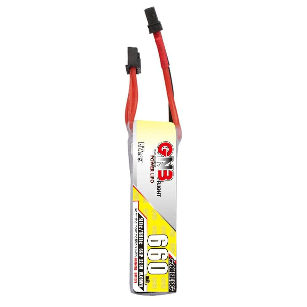 GNB Battery Gaoneng GNB 22.8V 6S 660mAh 90C LiHV Micro Battery (Long Type) - XT30