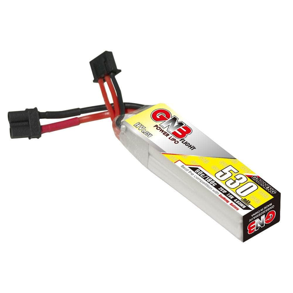 GNB Battery Gaoneng GNB 7.6V 2S 530mAh 90C LiHV Micro Battery (Long Type) - XT30