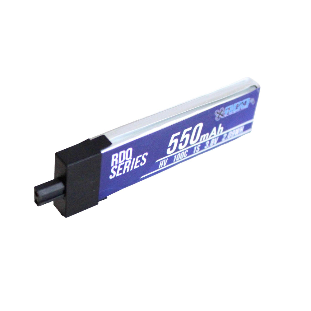 GNB Battery RDQ Series 3.8V 1S 550mAh 100C LiHV Whoop/Micro Battery - Plastic Head GNB27