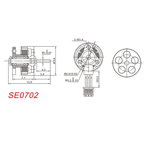 HAPPYMODEL Motor HappyModel SE 0702 26000Kv Motor