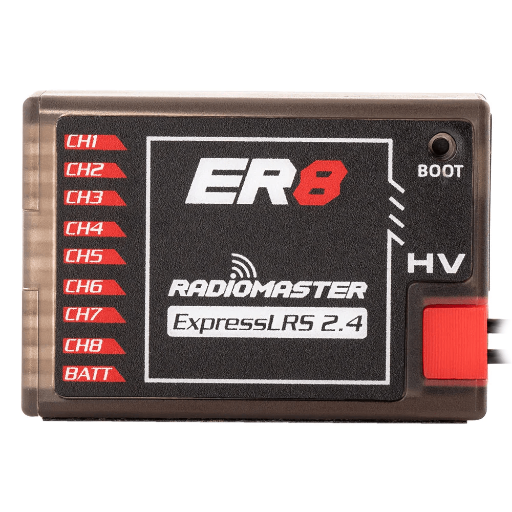 HOBBYPORTER RC RX RadioMaster ER8 2.4GHz 8Ch ELRS PWM Receiver