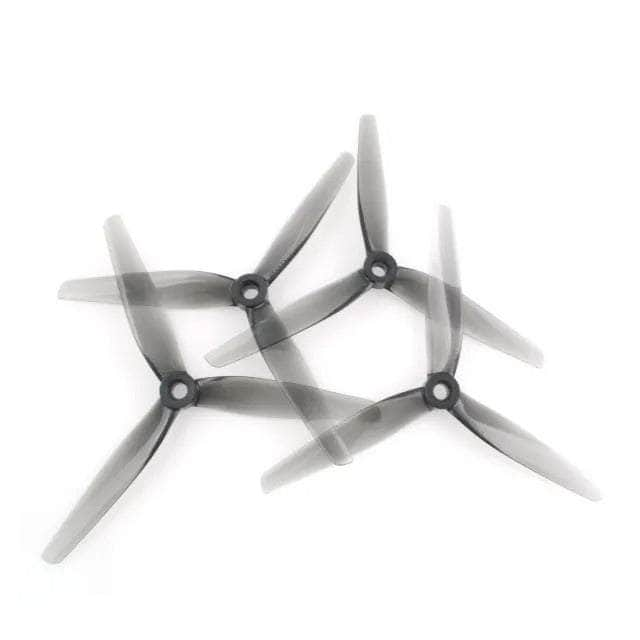 HQPROP Prop HQ Prop DP 5.1x2.5x3 Tri-Blade 5" Prop 4 Pack - Grey