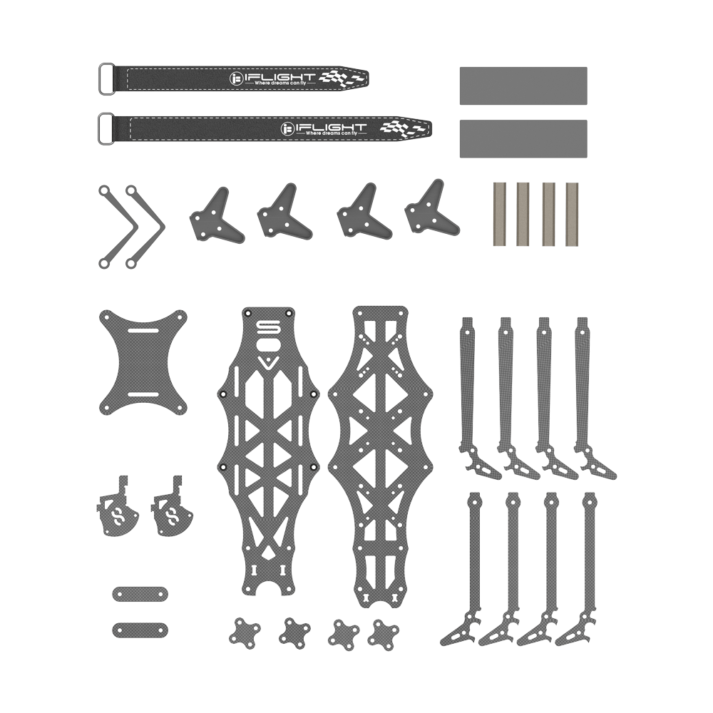 IFLIGHT Frame iFlight AOS 7 EVO (v1.2) 7" Frame Kit