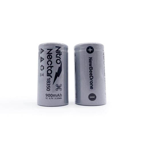 NewBeeDrone Batteries NewBeeDrone Nitro Nectar 18350 Li-Ion Cells (2 Pack)