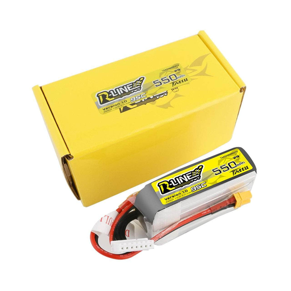 TATTU Battery Tattu 22.2v 6S 550mAh 95C LiPo Micro Battery - XT30