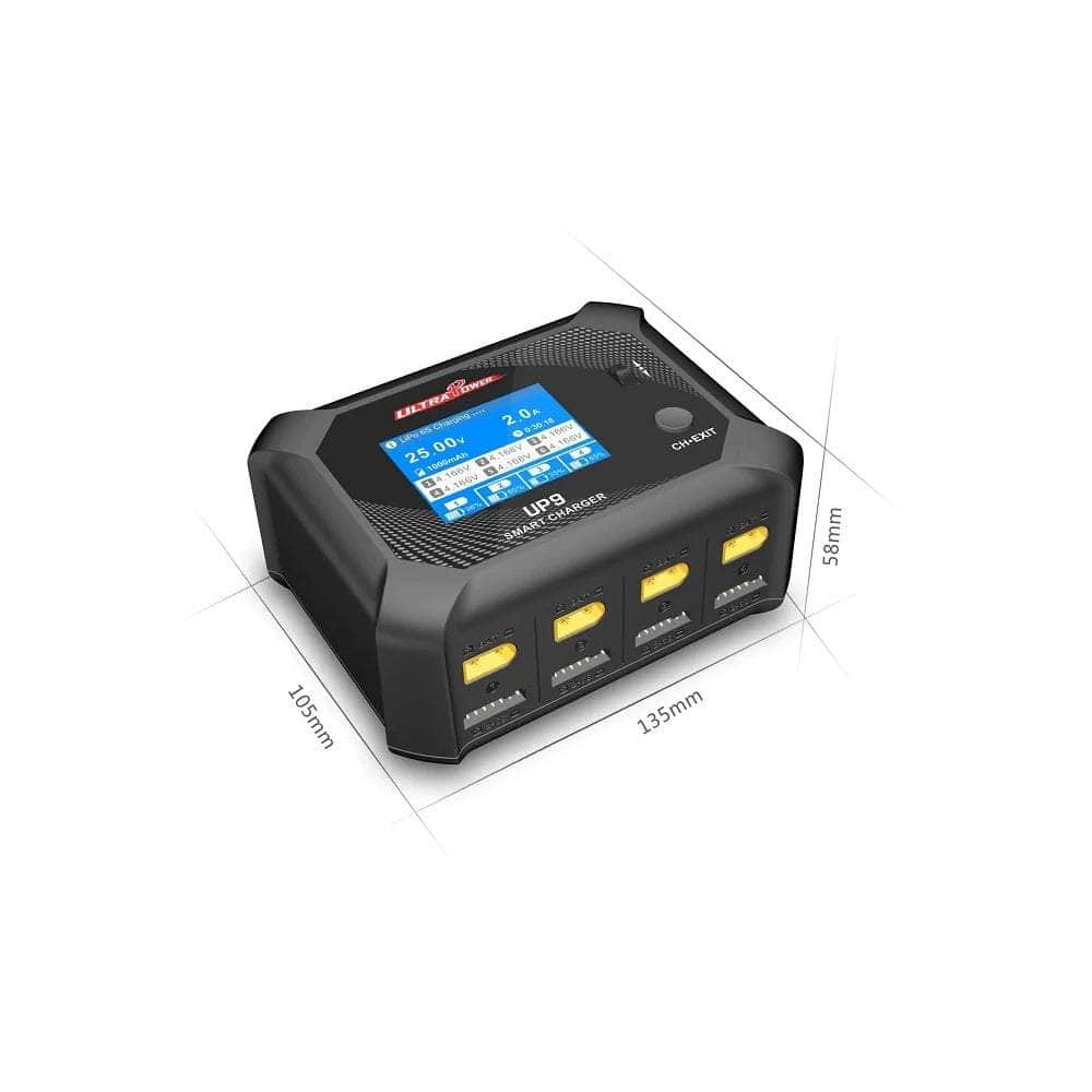 ULTRAPOWER Charger UltraPower UP9 200W 5A 1-6S Quad Channel AC/DC Smart Charger