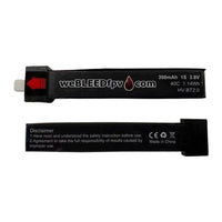 weBLEEDfpv BATTERIES & ACCESSORIES weBLEEDfpv 300mAh 1S LiPo Batteries - (Choose Style Plug)