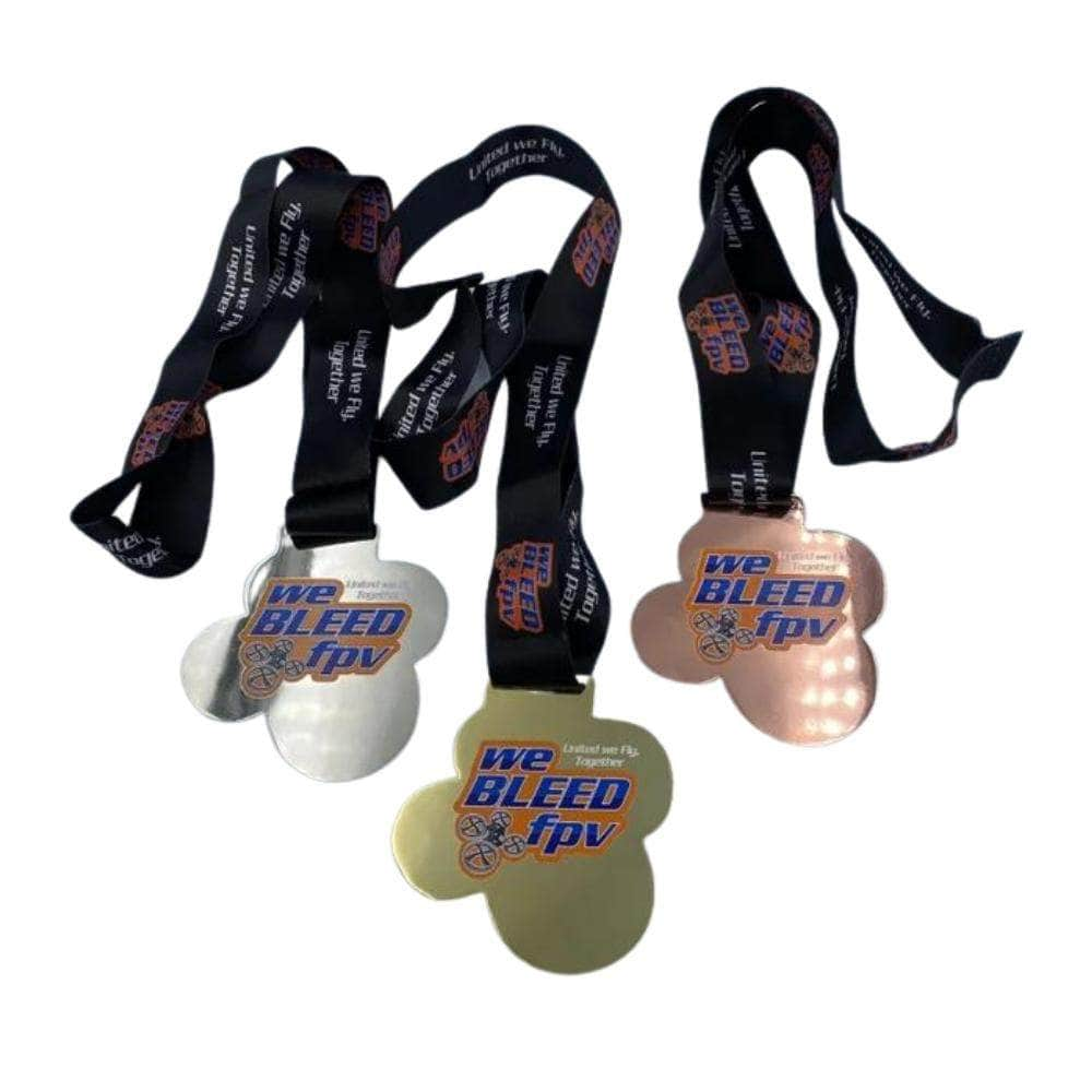 weBLEEDfpv MERCHANDISE weBLEEDfpv WHOOP Medals (Set of 3)