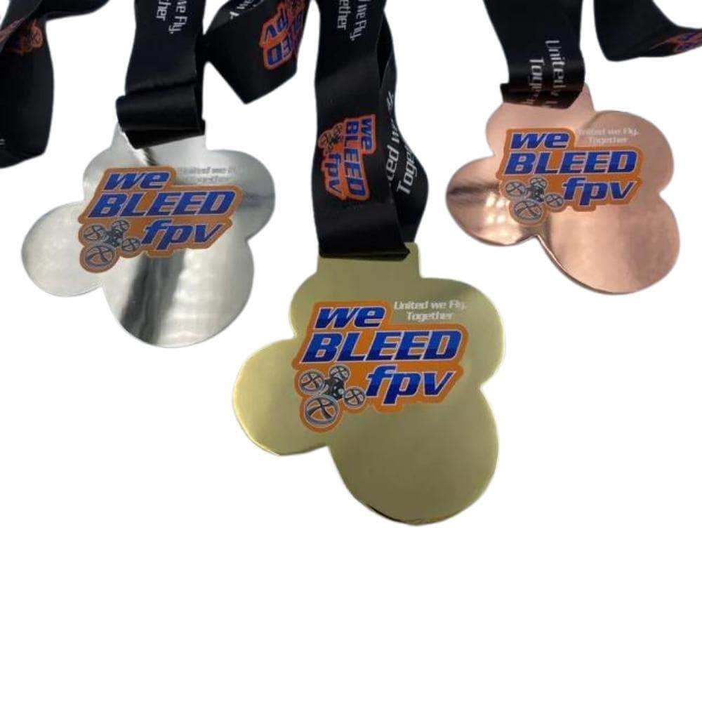 weBLEEDfpv MERCHANDISE weBLEEDfpv WHOOP Medals (Set of 3)