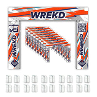 WREKD Co. Racing, Gate Chapter Gate Sponsorship Package w/ 7' x 6' Opening (10 gates, 10 hinge sets, no pvc)