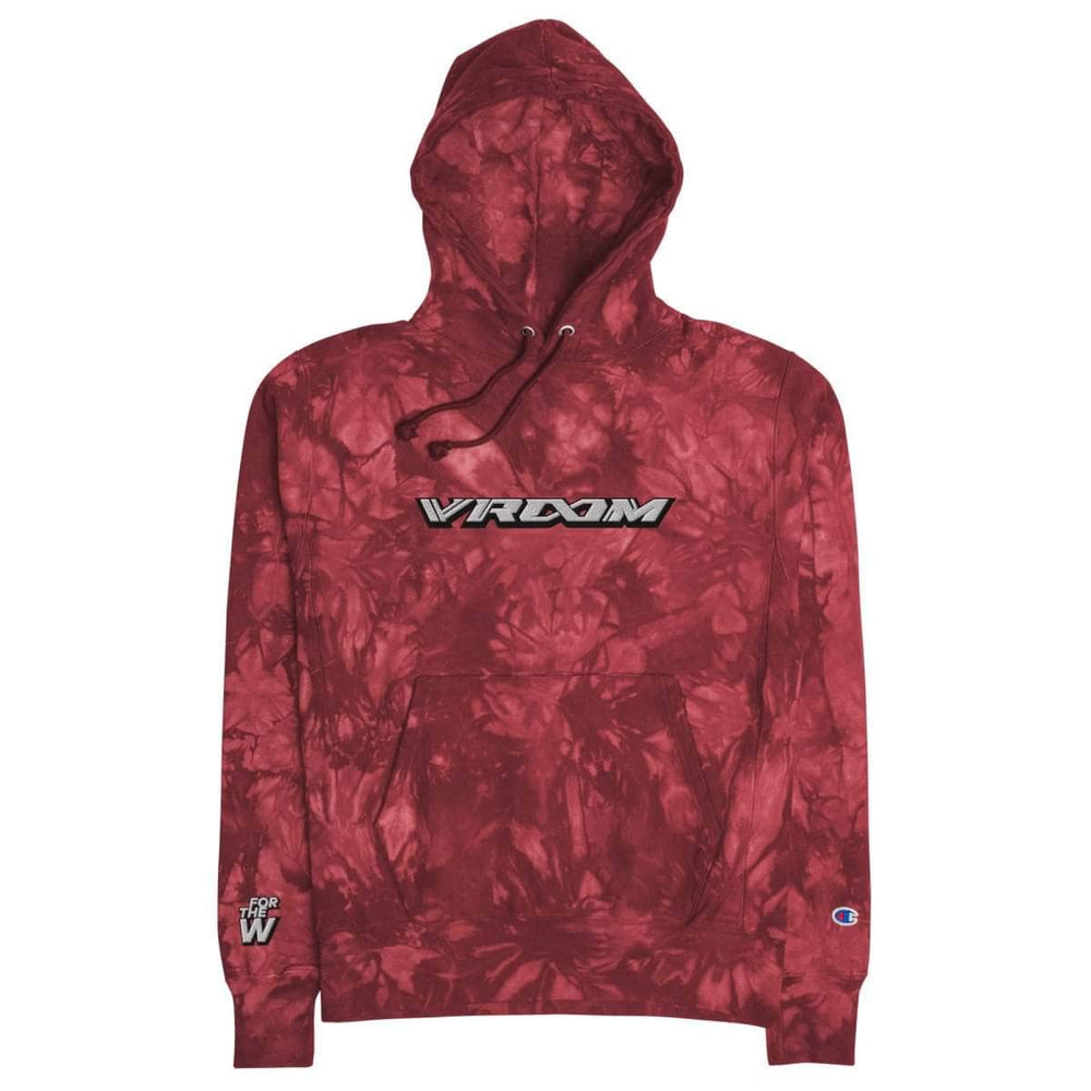 WREKD Co. WREKD Swag VROOM x For The Dub Embroidered Unisex Champion Tie-Dye hoodie