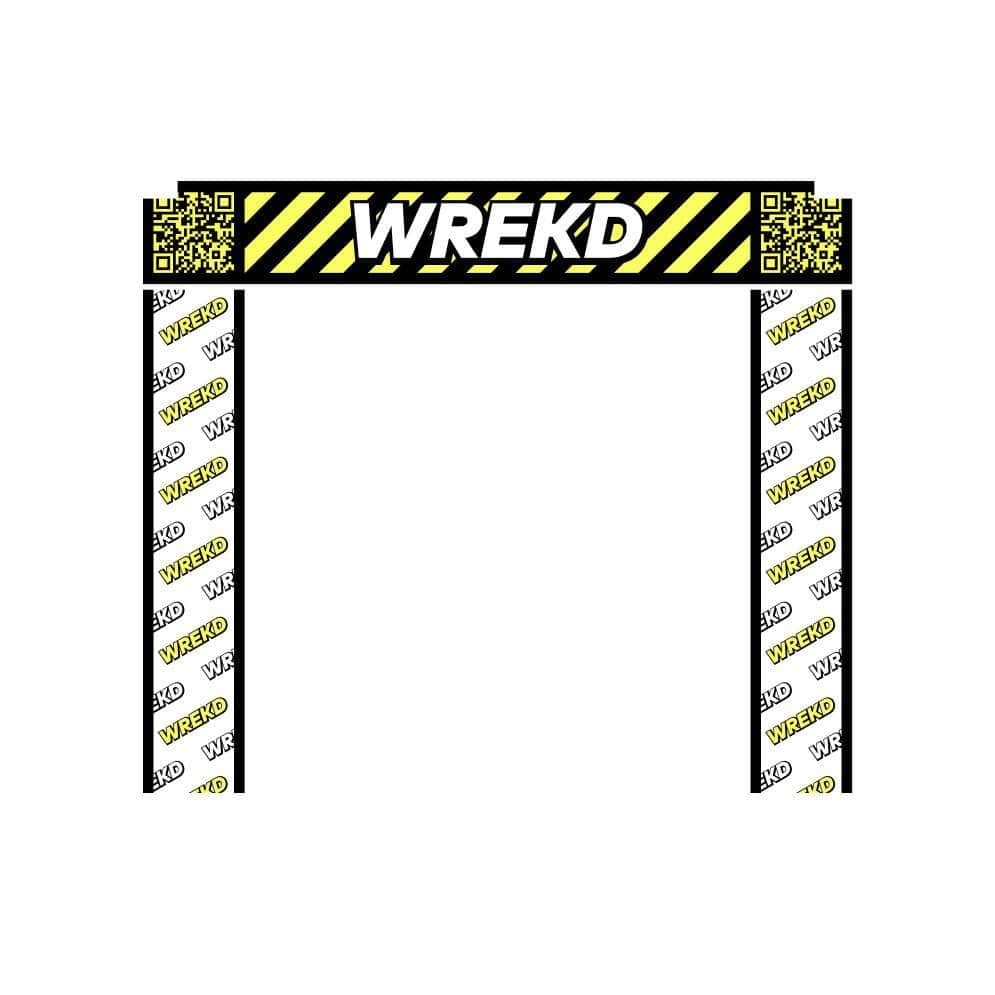 WREKD Co. Lap Timing and Race Gates WREKD 5' x 5' Racing Gate Fabric (No poles)