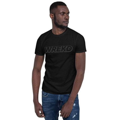 WREKD Co. WREKD Swag WREKD Black on Black Short-Sleeve Unisex Tee