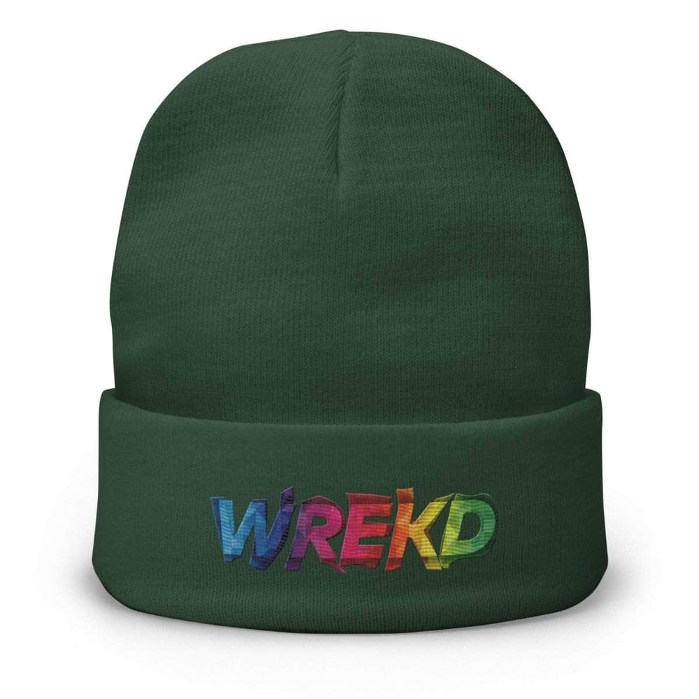 WREKD Co. WREKD Swag WREKD Colorful Embroidered Beanie