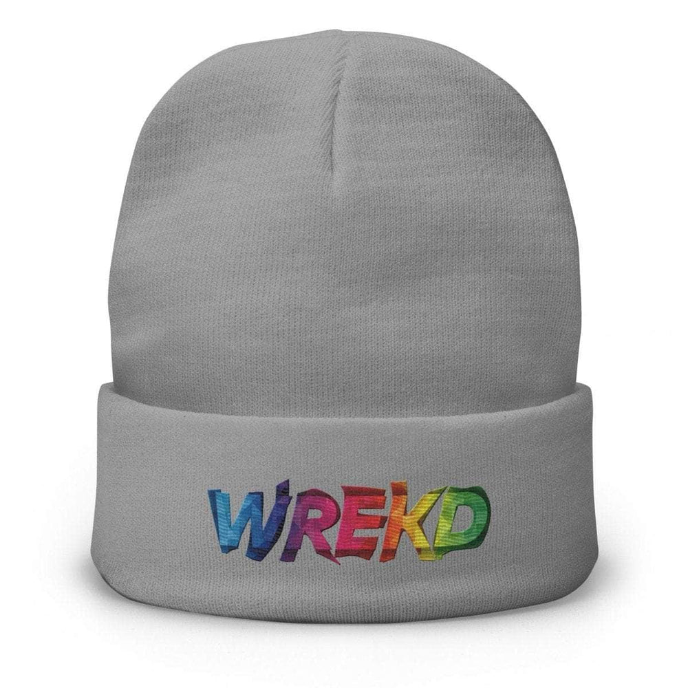 WREKD Co. WREKD Swag WREKD Colorful Embroidered Beanie