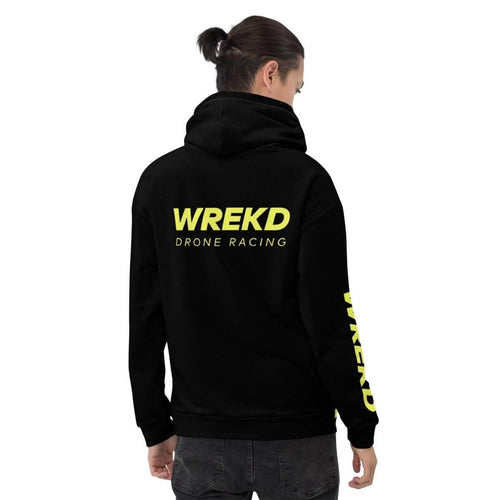 WREKD Co. WREKD Swag WREKD Drone Racing Unisex Hoodie - Black