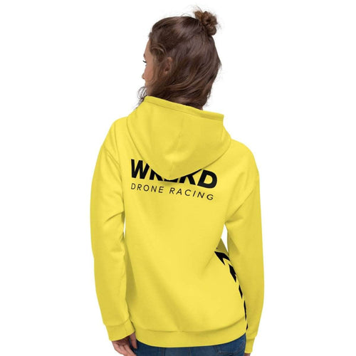 WREKD Co. WREKD Swag WREKD Drone Racing Unisex Hoodie - Yellow