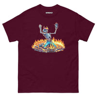 WREKD Co. Clothing, T-Shirt Maroon / S WREKD Skeleton Last Pack, Now Dying Inside Men's Tee - Choose Color