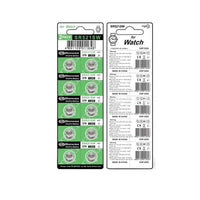 FPVELITE Battery Koonenda SR521SW 1.5V 10mAh Lithium Button Battery 10 Pack