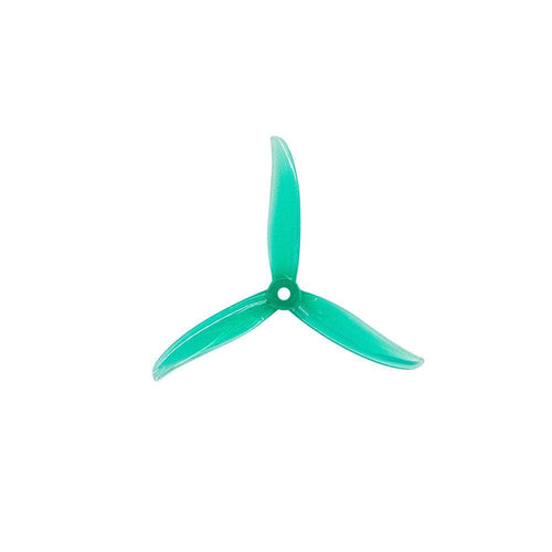 GEMFAN Prop CW / Green Gemfan Sbang 4934 Tri-Blade 5" Prop 4 Pack - Choose Version