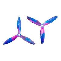 GEMFAN Prop Gemfan WinDancer 5043S POPO Compatible Tri-Blade 5" Prop 4 Pack - Skitzo Galaxy Limited Edition