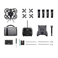 GEPRC Quad GEPRC RTF TinyGO 4K FPV Whoop Analog Kit w/ Goggles, ELRS Radio Transmitter, Case & Drone