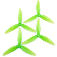 HQPROP Prop Green HQ Prop 5.5X3.5X3 Durable Tri-blade 5.5" Prop 4 Pack - Green