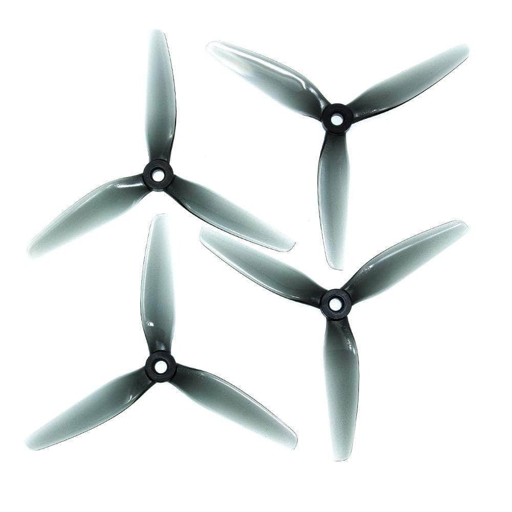 HQPROP Prop HQ Prop ETHIX S5 5x4x3 Tri-Blade 5" Prop 4 Pack - Light Grey