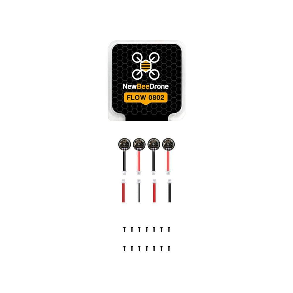 NEWBEEDRONE Motor NewBeeDrone Flow 0802 19000Kv Micro Motor 4 Pack