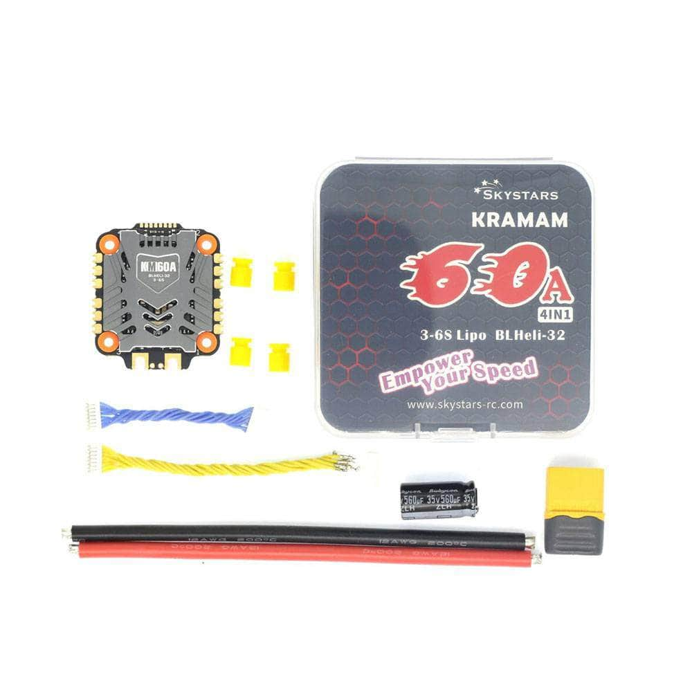 SKYSTARSRC ESC SkyStarsRC Kramam 60A 3-6S 30x30 32Bit 4in1 ESC