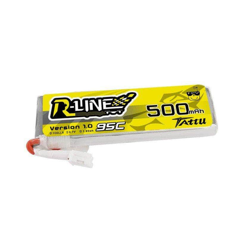 TATTU Battery Tattu R-Line 3.7V 1S 500mAh 95C LiPo Whoop/Micro Battery - PH2.0