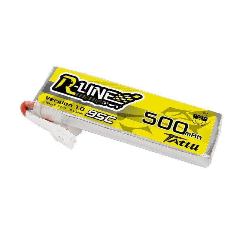 TATTU Battery Tattu R-Line 3.7V 1S 500mAh 95C LiPo Whoop/Micro Battery - PH2.0